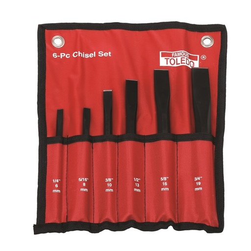 [180-301183] 301183 Chisel Set - Heavy Duty 6 Pc.