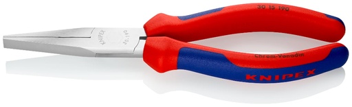 [180-3015190] KNIPEX LONG NOSE PLIER 190MM (AF)