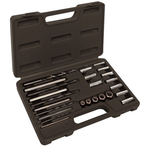 [180-301534] 301534 Screw Extractor Drill & Guide Set - 25 Pc