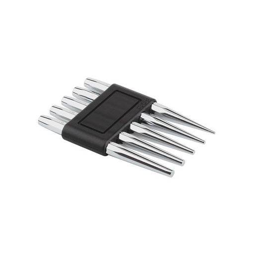 [180-301620] 301620 Taper Punch Set - Cr-Moly Polished 5 Pc.