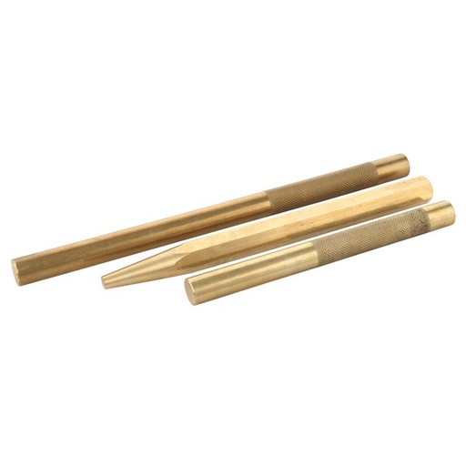 [180-301662] 301662 Brass Drift Punch Set - 3 Pc.