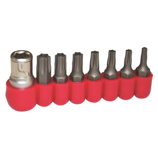 [180-301668] 301668 Bit Set TamperProof Torx - 8 Pc.