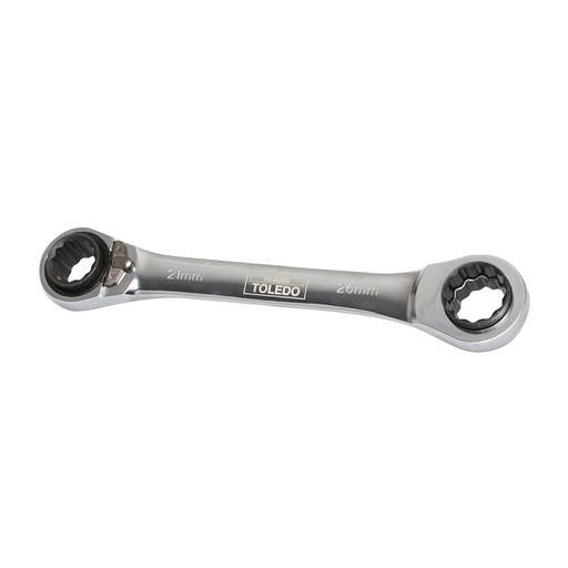 [180-301817] 301817 Ratchet Wrench, Dual Head - Metric 20, 22, 24, 26 (mm)