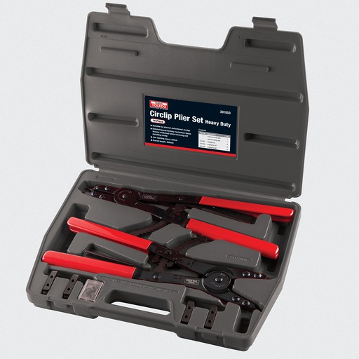 [180-301850] 301850 Circlip Plier Set - Heavy Duty 400mm 14 Pc