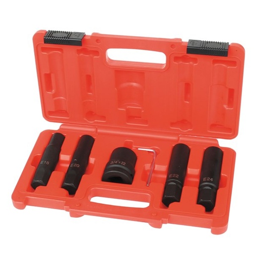 [180-301984] 301984 Insert Bit Socket Set E-Star Socket - 6 Pc.