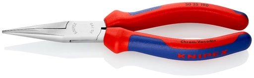 [180-3025190] KNIPEX LONG NOSE PLIER 190MM (AF)