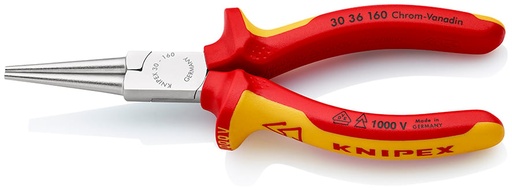 [180-3036160] KNIPEX 1000V LONG NOSE PLIER 160MM