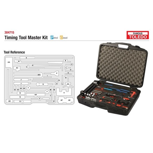 [180-304715] 304715 Toledo Timing Tool Kit - Audi & Volkswagen