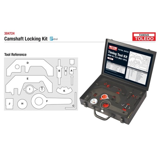 [180-304724] 304724 Toledo Timing Tool Kit - BMW