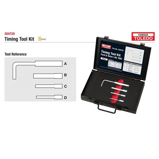 [180-304729] 304729 Toledo Timing Tool Kit - Ford