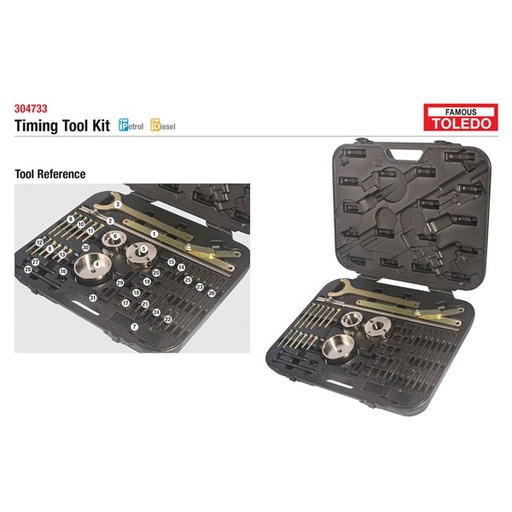 [180-304733] 304733 Toledo Timing Tool Kit - Mitsubishi & Toyota
