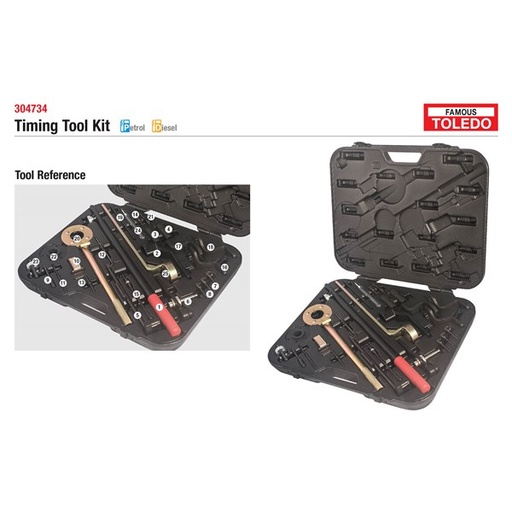 [180-304734] 304734 Toledo Timing Tool Kit - Subaru