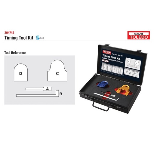 [180-304742] 304742 Toledo Timing Tool Kit - Holden (GM)