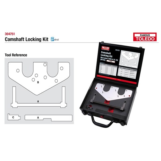 [180-304751] 304751 Toledo Timing Tool Kit - Mercedes