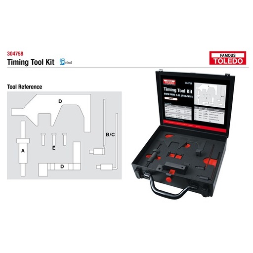 [180-304758] 304758 Toledo Timing Tool Kit - BMW & MINI