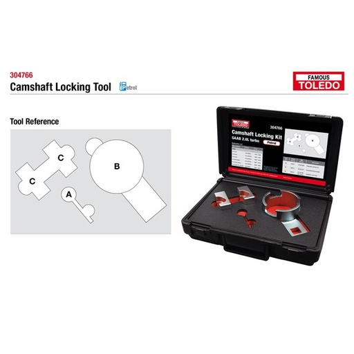 [180-304766] 304766 Toledo Camshaft Locking Kit - SAAB