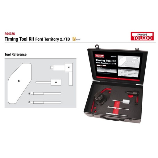 [180-304786] 304786 Toledo Timing Tool Kit - Ford