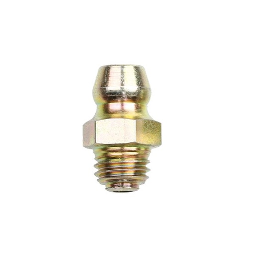 [180-305268] 305268 Grease Nipple Steel - 1/4” 28 SAE Taper Thread Short Straight (20 Pk)