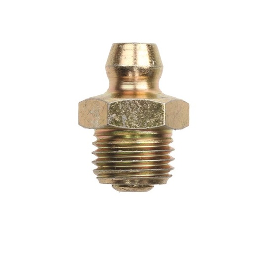[180-305280] 305280 Grease Nipple Steel - 3/8” 24 UNF Parallel Thread Straight (20 Pk)
