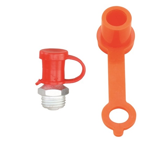 [180-305394] 305394 Grease Nipple Protective Caps - Red 50 Pack
