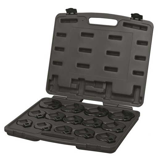 [180-321001] 321001 Crowfoot Wrench Set 1/2" - SAE (1 1/16" - 2") 14 Pc
