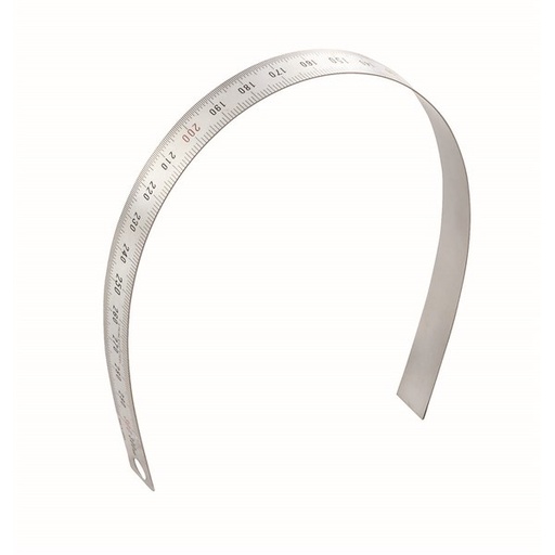 [180-321059] 321059 Stainless Steel Single Sided Flexible Rule Metric - 1000mm