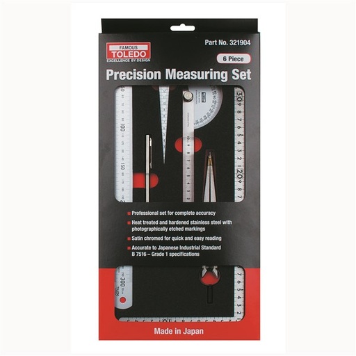 [180-321904] 321904 Precision Measuring Set - 6 Pc