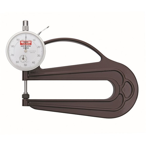 [180-322108] 322108 Thickness Gauge Metric Lever Type - Deep