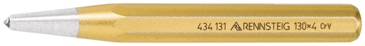 [180-434131] Centre Punch with hard metal tip | 434 131 0 - Rennsteig