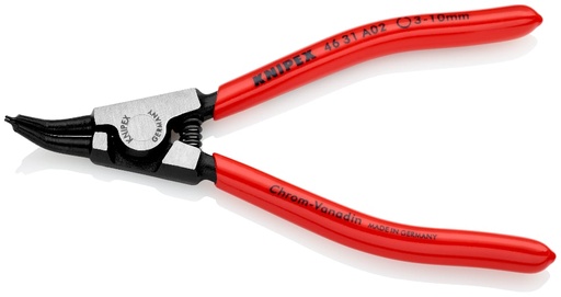 [180-4631A02] KNIPEX EXTERNAL CIRCLIP 45 DEG 130MM