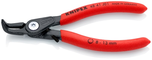 [180-4841J01] KNIPEX PREC INT CIRCLIP PL BENT 130MM-AF