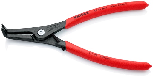 [180-4941A31] KNIPEX PREC EXT CIRCLIP PL BENT 210MM-AF