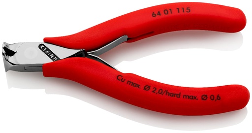 [180-6401115] KNIPEX END-CUTTING NIPPERS 115MM (AF)