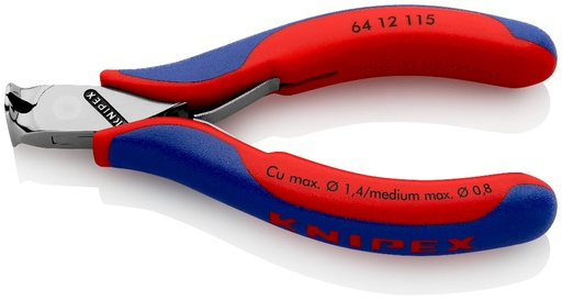 [180-6412115] KNIPEX ELECTRONICS END CUT NIPPER 115mm