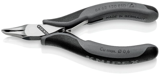 [180-6462120ESD] KNIPEX ELECTRONICS END NIPPER ESD 115MM