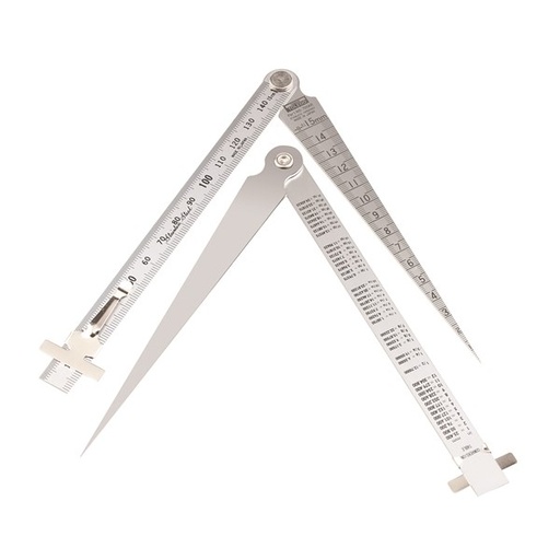 [180-700AR] 700AR Taper Gauge - With 150mm Rule