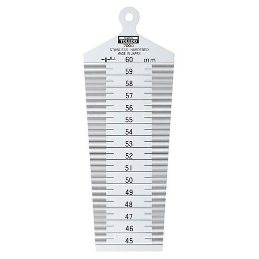 [180-700D] 700D Taper Gauge - With Hanger Hole 45 - 60mm