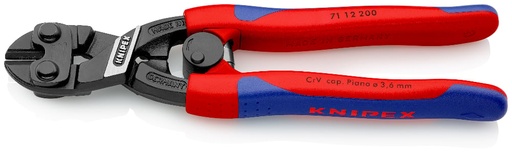 [180-7112200] KNIPEX COMPACT BOLT CUTT 200MM UNCARDED