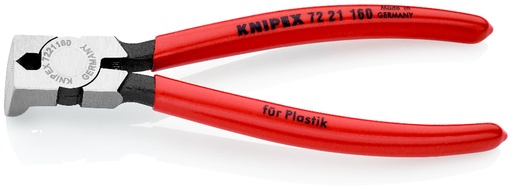 [180-7221160] KNIPEX DIAGONAL CUTTERS FOR PLASTICS 160