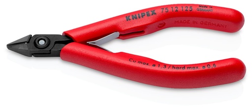 [180-7512125] KNIPEX DIAG CUTTING NIPPER 125MM (AF)