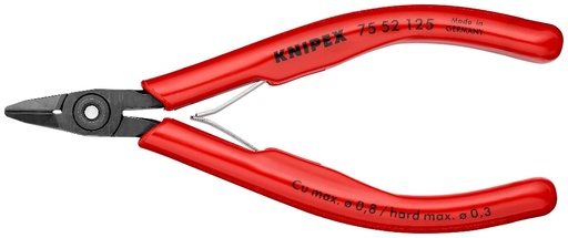 [180-7552125] KNIPEX ELECTRONICS DIAG CUTTER 125MM