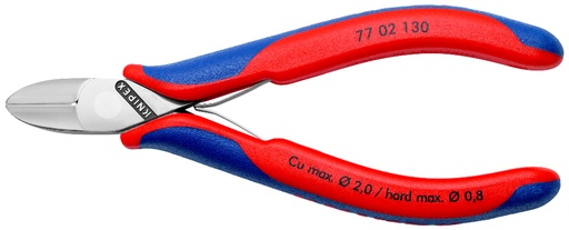 [180-7702130] KNIPEX ELECTRONICS DIAG CUTTER 130MM