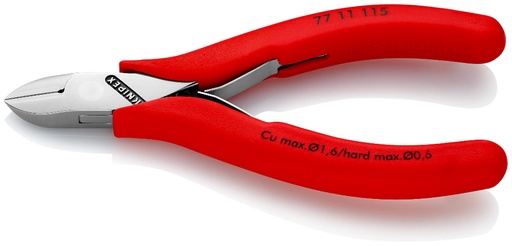 [180-7711115] KNIPEX ELECTRONICS DIAG CUTTER 115MM