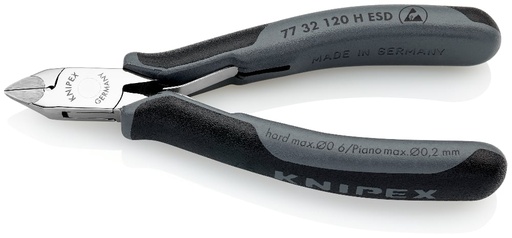 [180-7732120HESD] KNIPEX ELECT DIAG CUTTER ESD 120MM (AF)