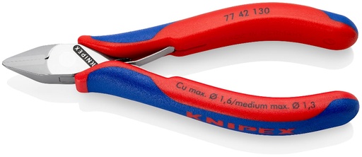 [180-7742130] KNIPEX ELECTRONICS DIAG CUTTER 130MM