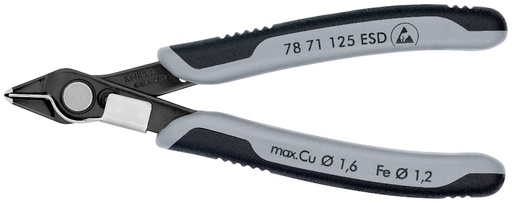[180-7871125ESD] KNIPEX ELECT-SUPER-KNIPS ESD 125MM (AF)