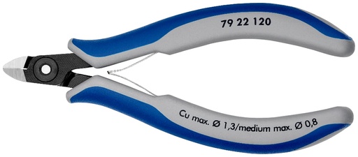 [180-7922120] KNIPEX PREC ELECTRONIC CUTTER 120MM (AF)
