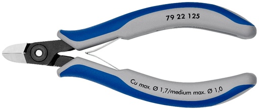 [180-7922125] KNIPEX PREC ELECTRONIC CUTTER 125MM (AF)
