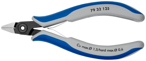 [180-7932125] KNIPEX PREC ELECTRONIC CUTTER 125MM (AF)