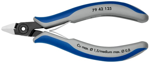 [180-7942125] KNIPEX PREC ELECTRONIC CUTTER 125MM (AF)